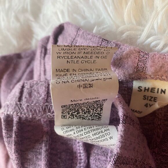 Shein 4Y Toddler Purple Long Sleeve and Pants Set - Picture 6 of 6